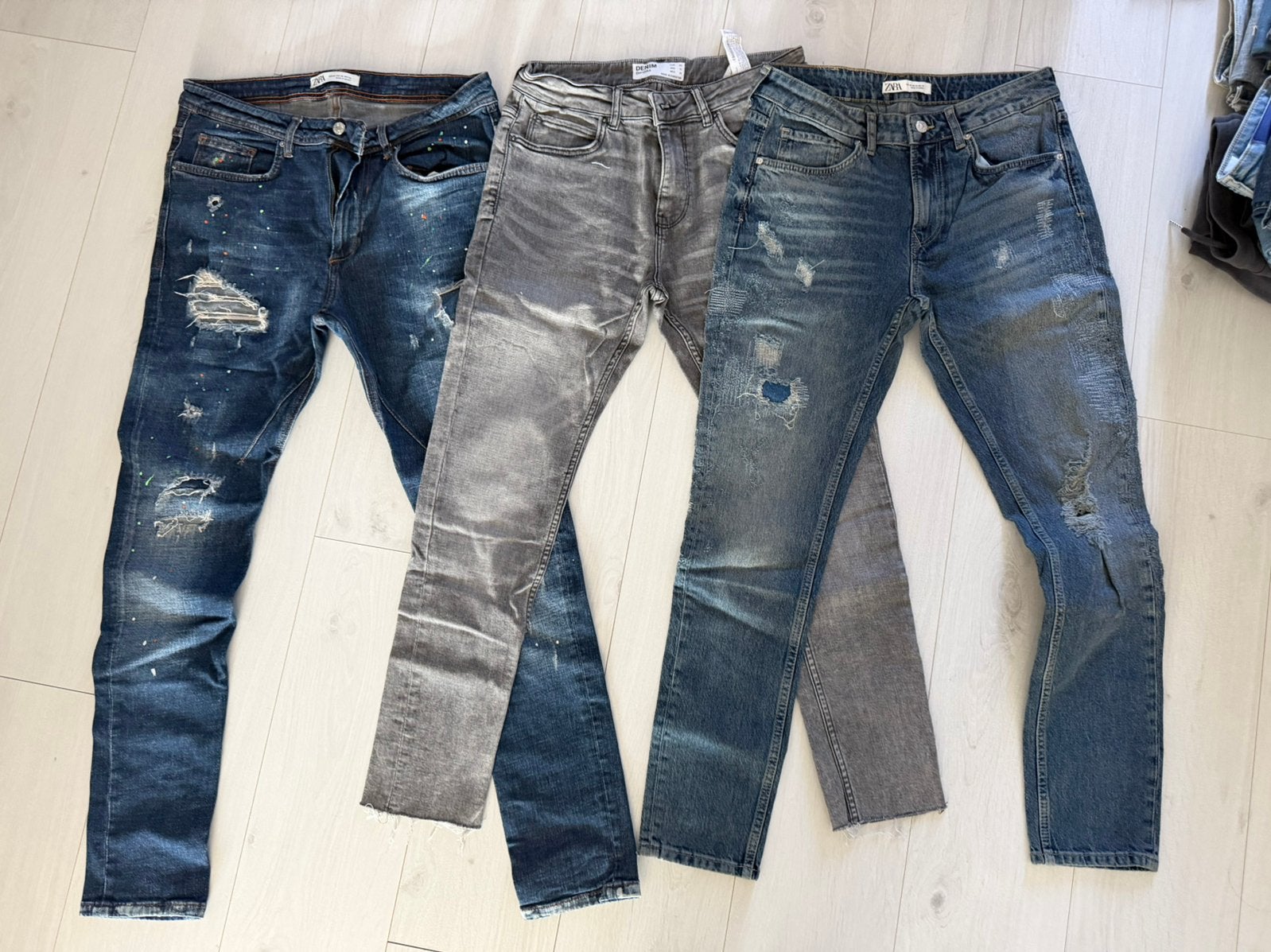Verschillende soorten spijkerbroeken, Ophalen of Verzenden, Zo goed als nieuw, Blauw, W32 (confectie 46) of kleiner