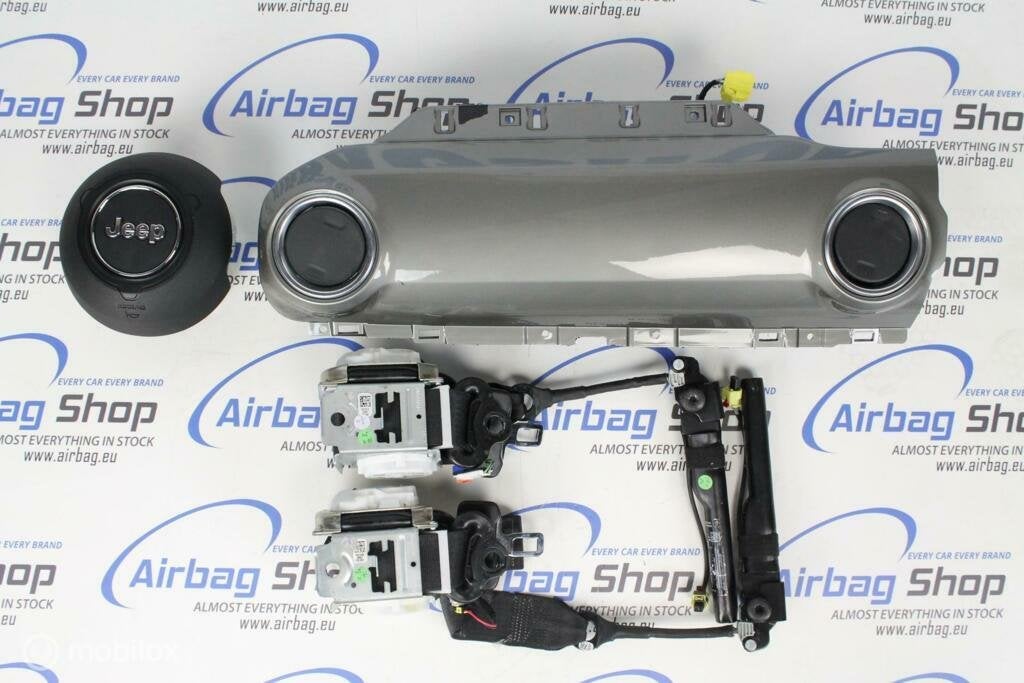 Airbag set – Paneel grijs Jeep Wrangler (2017-heden)