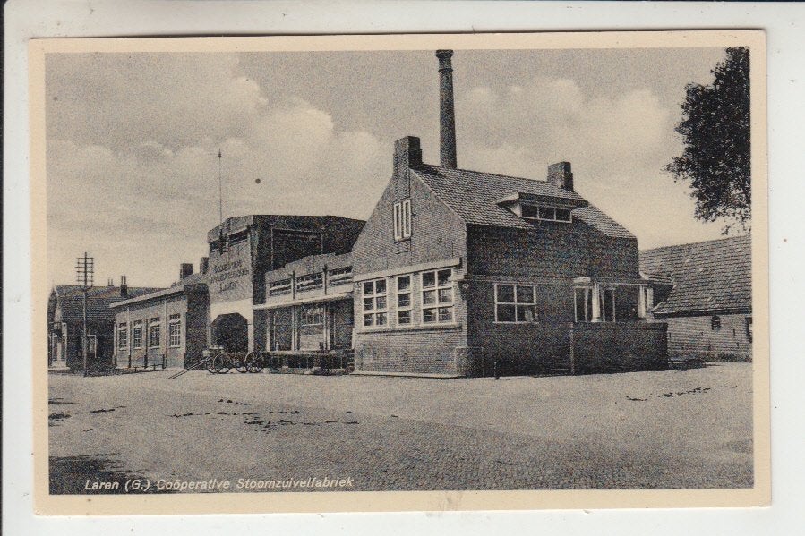 Laren [Gld], Coöperative Stoomzuivelfabriek - Nauta A 3819, Ophalen of Verzenden, 1920 tot 1940, Ongelopen, Gelderland