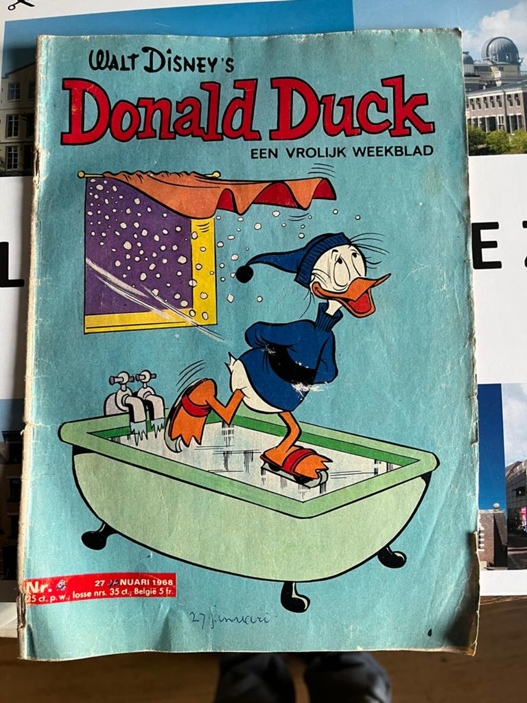 Diederik Duck op de Donald Duck, Eén stripboek, Ophalen of Verzenden, Zo goed als nieuw