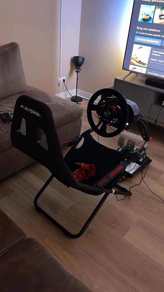 Playseat Challenge met Thrustmaster TX, Ophalen, Zo goed als nieuw, Stuurtje of Sportattribuut, Xbox Series S