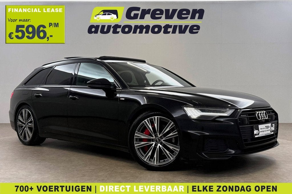 Audi A6 C8 Avant 55 TFSI e Quattro S Tronic S-line | Pano |, Auto's, Audi, Bedrijf, Te koop, A6, 360° camera, ABS, Achteruitrijcamera
