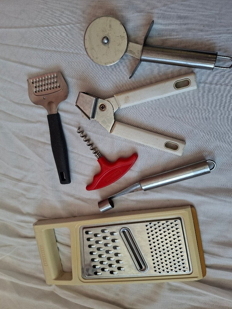 diverse keukenspullen, rasp verkocht, Ophalen of Verzenden