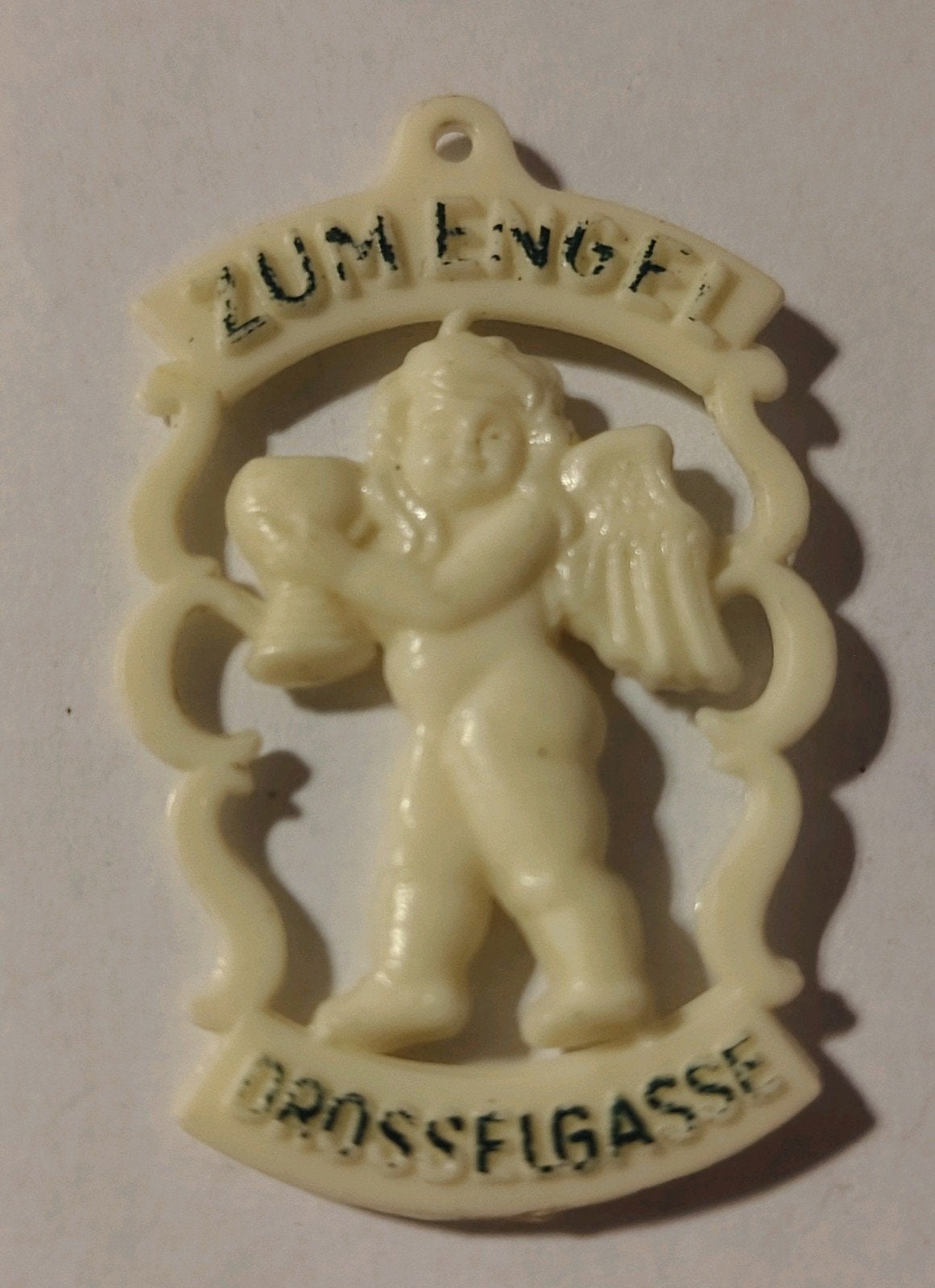 Zum Engel Hangertje, Ophalen of Verzenden, Zilver, Overige materialen