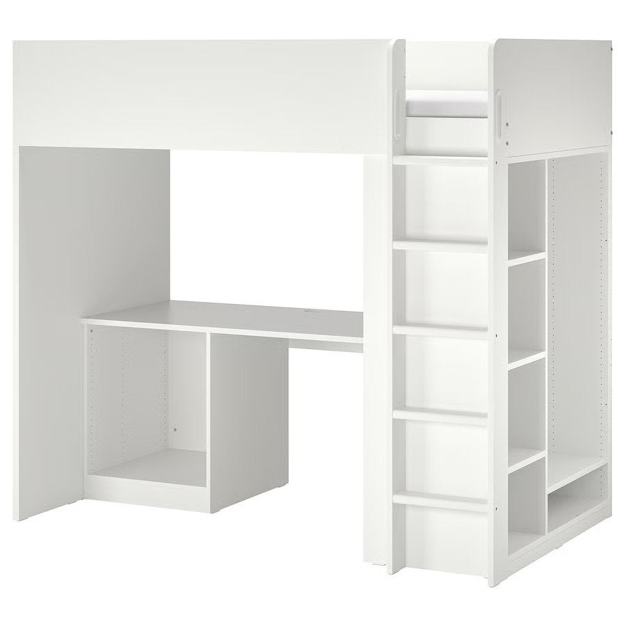 Hoogslaper IKEA, Huis en Inrichting, Slaapkamer | Stapelbedden en Hoogslapers, Ophalen, Eenpersoons, 160 tot 180 cm, Zo goed als nieuw
