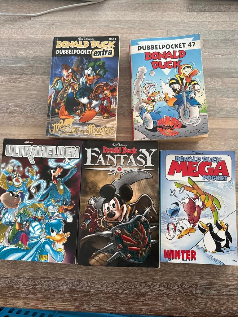Donald Duck Dubbelpocket & Mega Pocket Collectie, Meerdere stripboeken, Ophalen of Verzenden, Gelezen