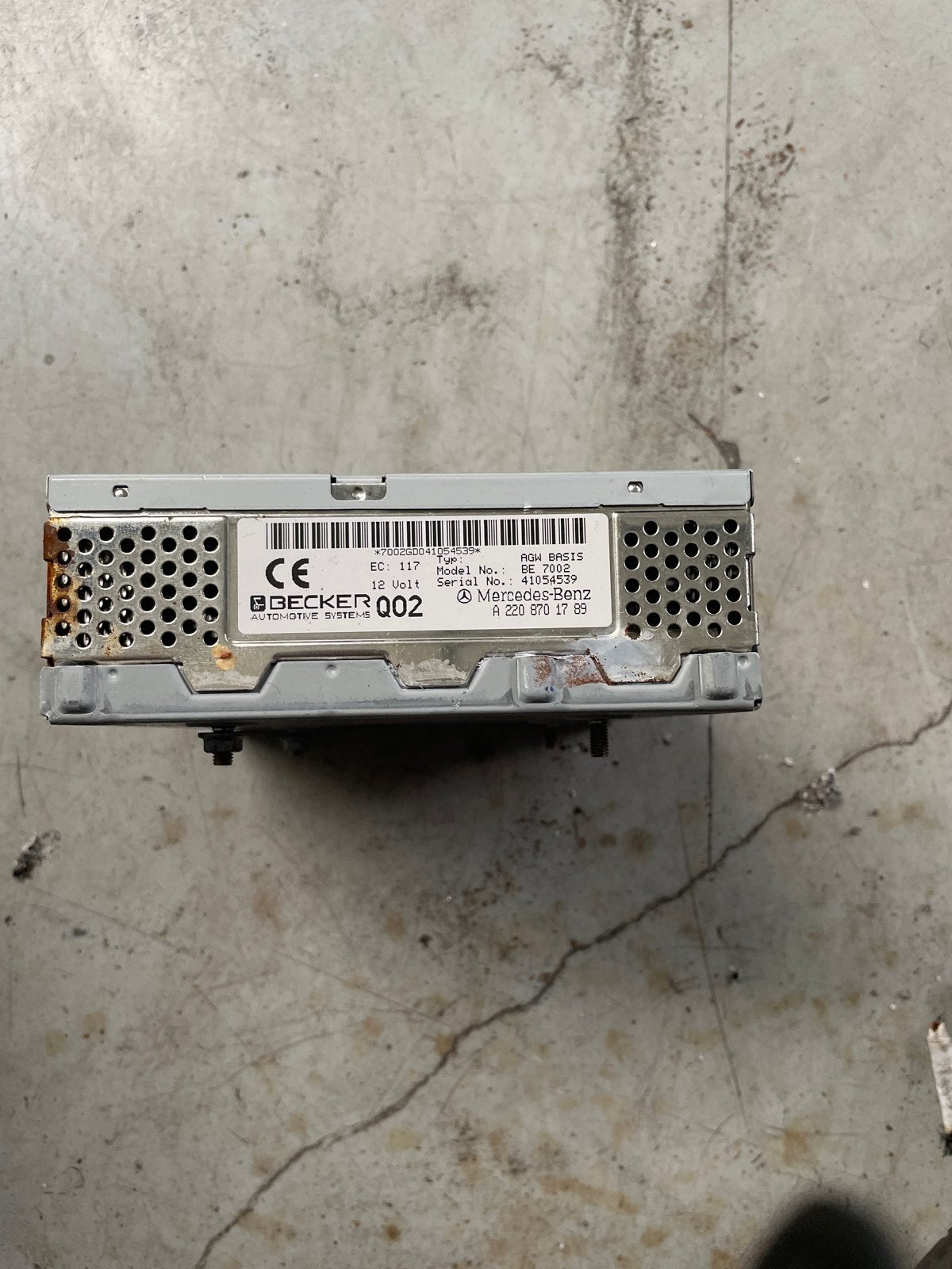 Mercedes-Benz Radio A 220.870.17.89, Ophalen of Verzenden, Gebruikt