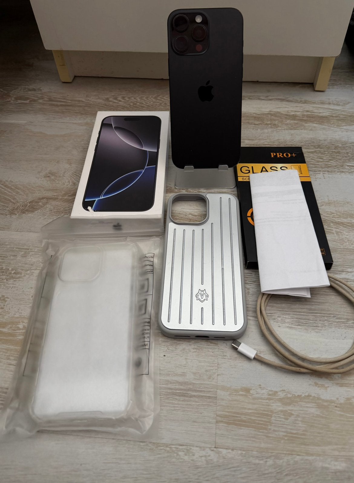 Iphone 16 pro max | 256GB | 89% batterij | Met Factuur, 89 %, Zwart, IPhone 16 Pro Max, Zo goed als nieuw