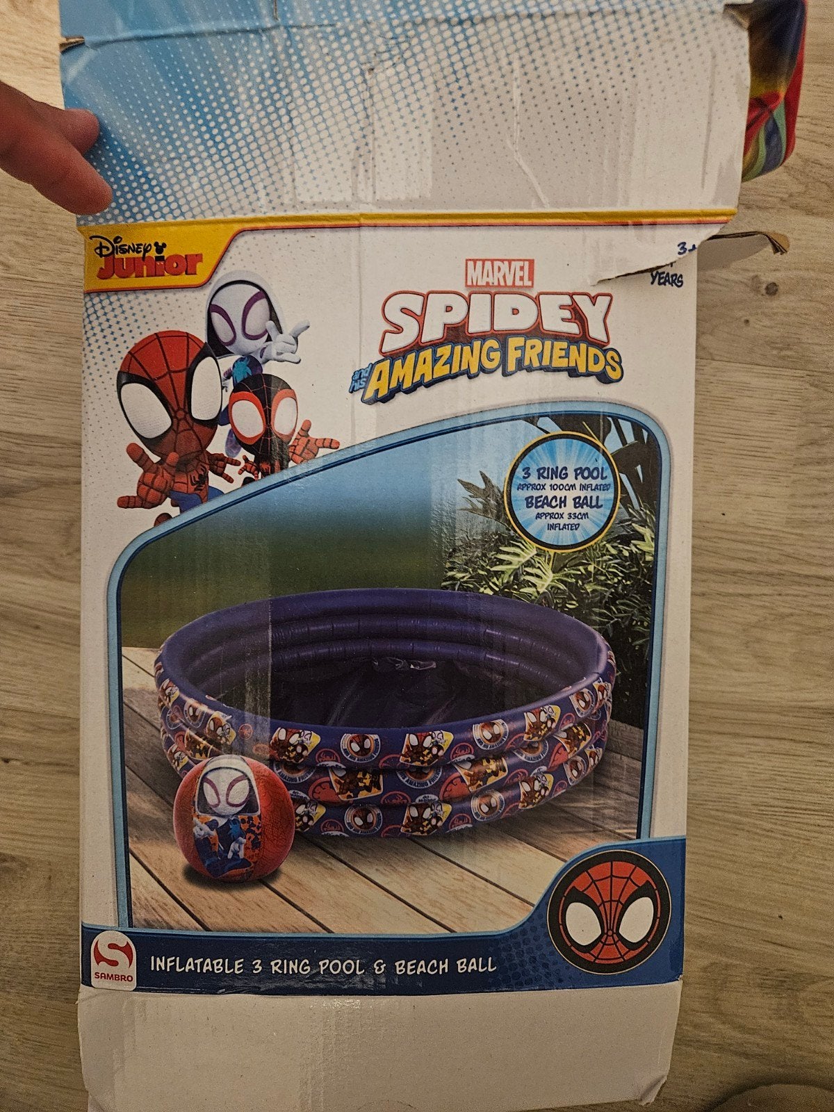 Marvel Spidey & Amazing Friends Opblaasbaar Zwembad, Ophalen of Verzenden, Zo goed als nieuw