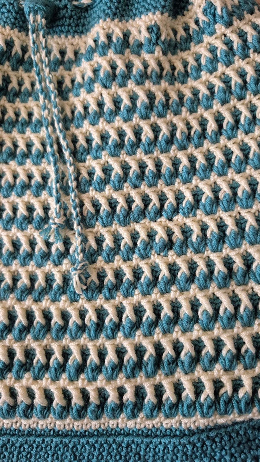 Handgehaakte Tas, Hobby en Vrije tijd, Breien en Haken, Ophalen of Verzenden, Haken