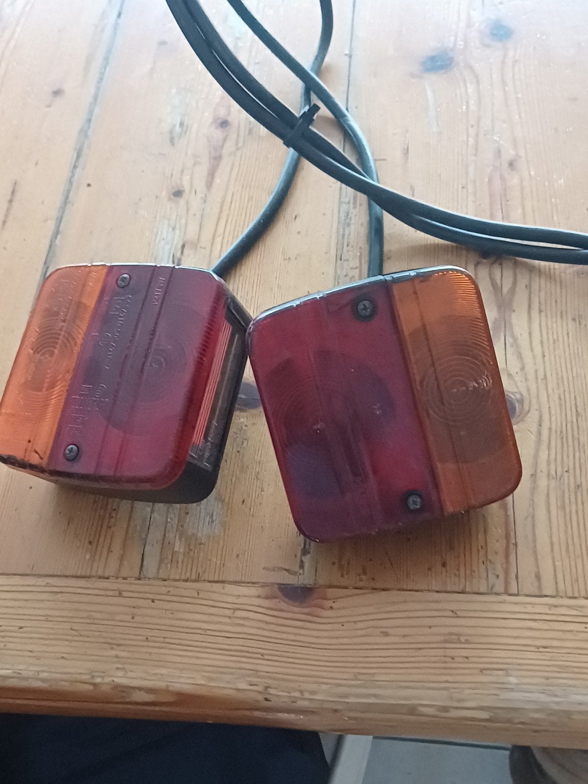 Aanhanger verlichting set met 7-polige stekker, Auto-onderdelen, Verlichting, Ophalen of Verzenden, Gebruikt