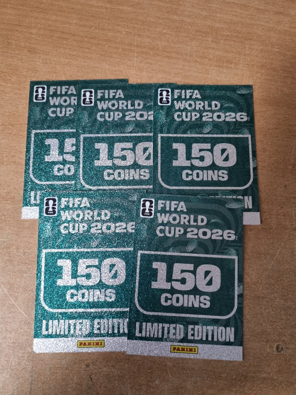 Panini Adrenalyn Fifa World Cup Limited Edition coin cards, Ophalen of Verzenden, Zo goed als nieuw, Buitenlandse clubs, Poster, Plaatje of Sticker
