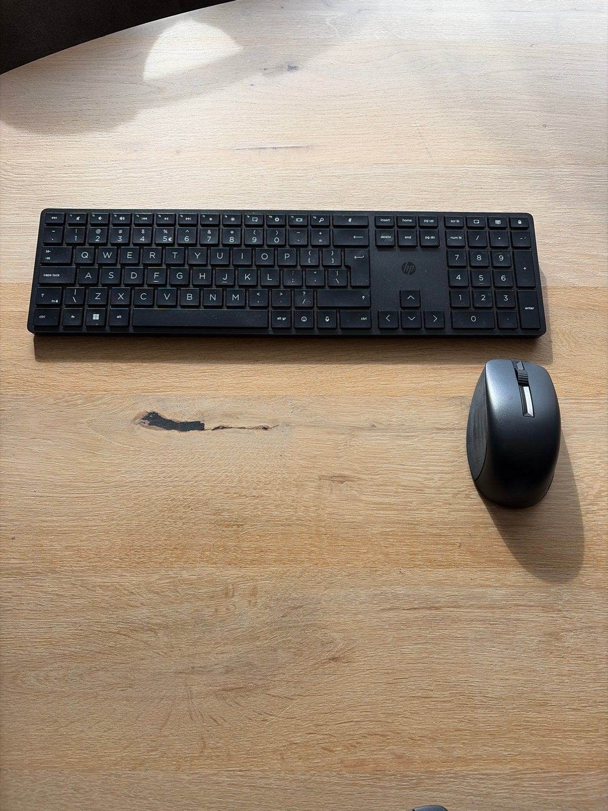 HP Draadloos Toetsenbord en Muis Combo - Z.G.A.N., Computers en Software, Draadloze ontvanger, Ophalen of Verzenden, Zo goed als nieuw