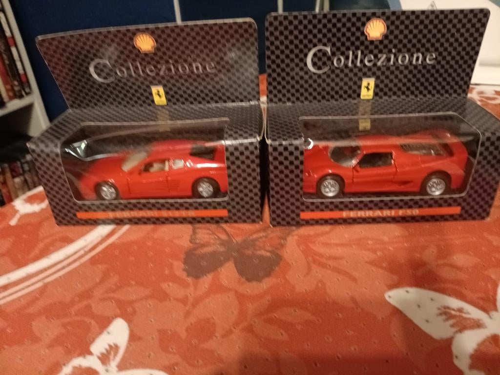 Shell Collezione Ferrari F50 en Ferrari 512M modelauto's, Hobby en Vrije tijd, Modelauto's | 1:43, Ophalen of Verzenden, Nieuw