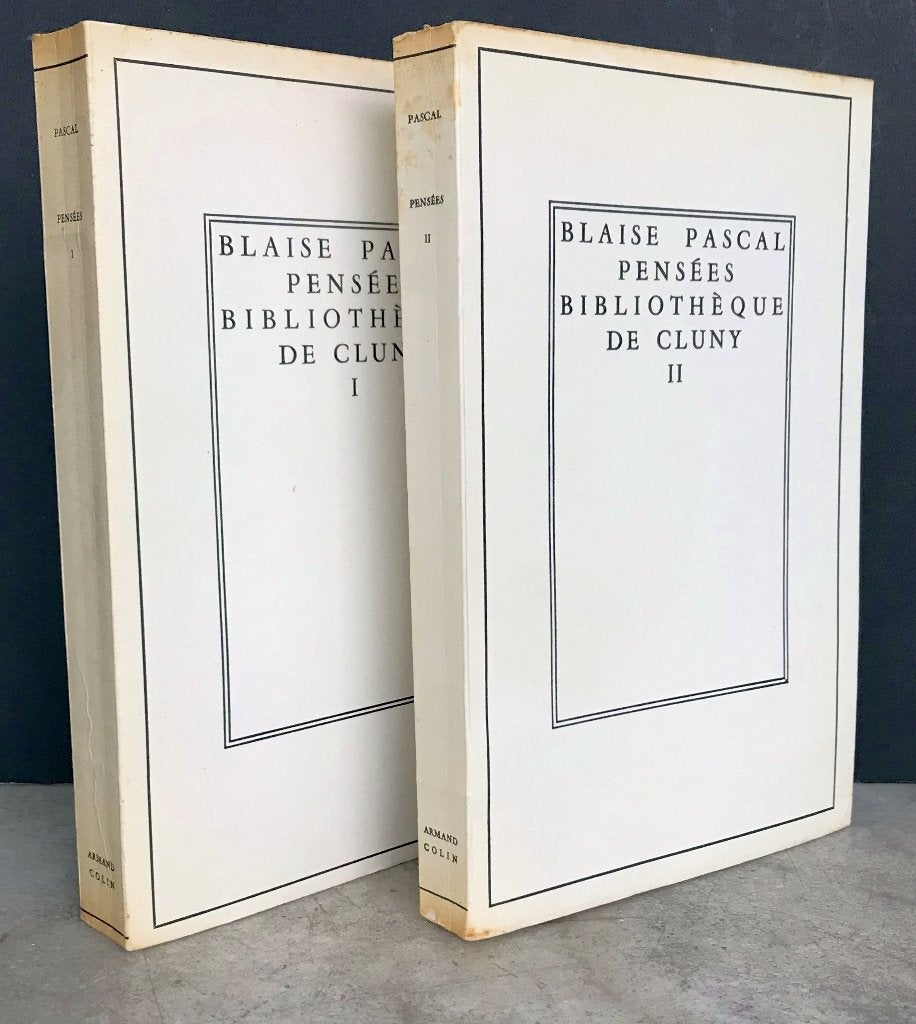 Pascal, Blaise - Pensées (2 tomes 1960), Boeken, Ophalen of Verzenden, Zo goed als nieuw
