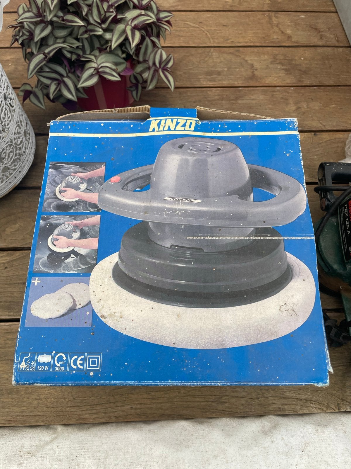 Kinzo Poetsmachine 120W - Voor een glanzend resultaat, Ophalen of Verzenden, Gebruikt, Overige typen