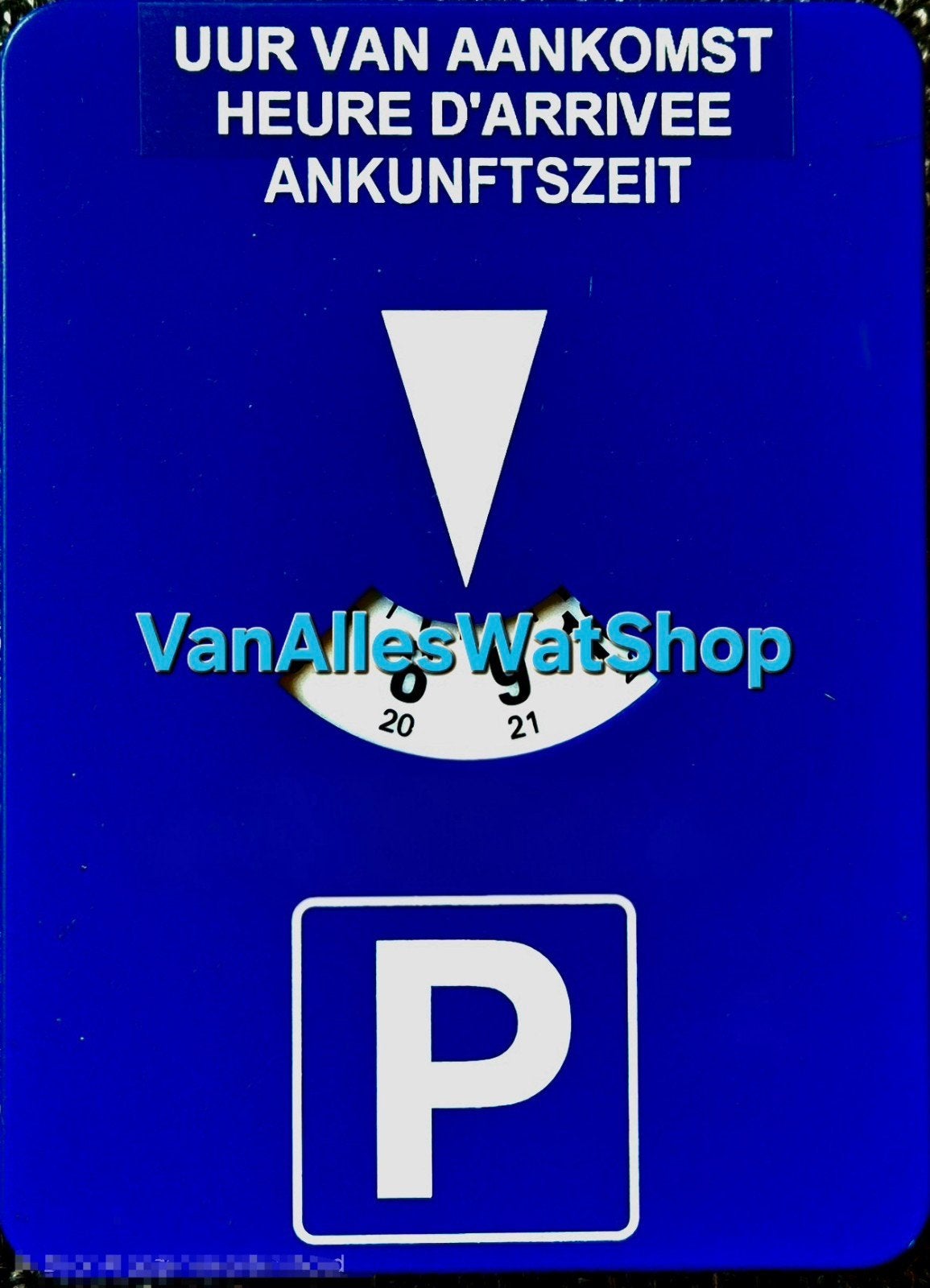 Parkeerschijf met klok - voor mancave?, Auto diversen, Ophalen of Verzenden, Nieuw