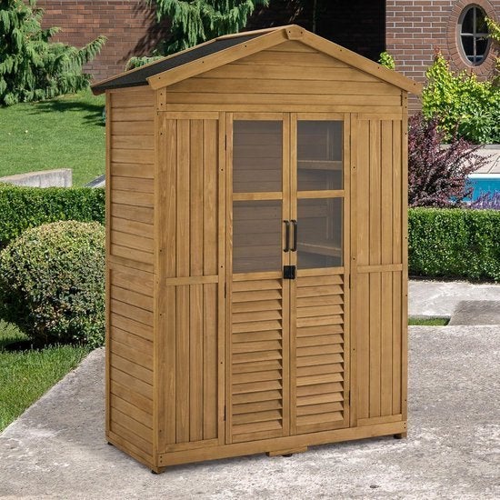Tuinkast – Tuinberging – Tuinkast Hout – Buitenopslag, Corvance B.V., Verzenden, Nieuw, Corvancebol@gmail.com