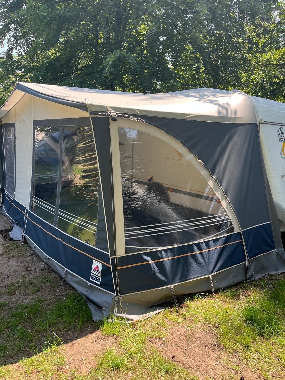 Dorema Ten Cate Voortent Maat 9 (850-875 cm) met Aluminium F, Caravans en Kamperen, Voortenten en Luifels, Ophalen, Gebruikt, Ten Cate All Season 200g/m2