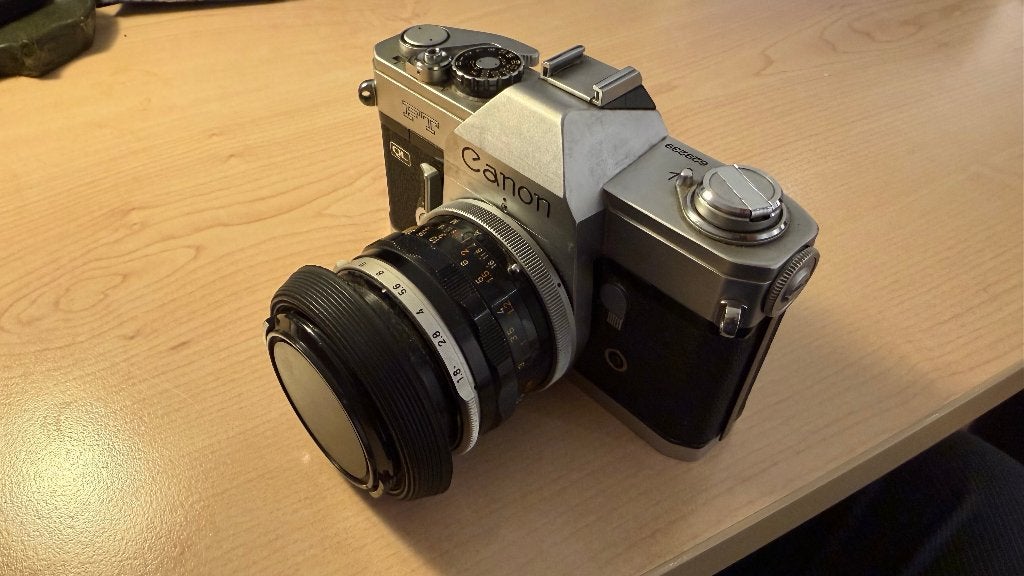 Canon FT QL vintage fotocamera, Ophalen, Gebruikt, Spiegelreflex, Canon