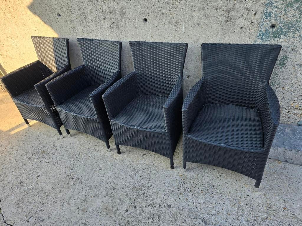 Kuipstoelen 4 stuks, Ophalen, Zo goed als nieuw, Kunststof