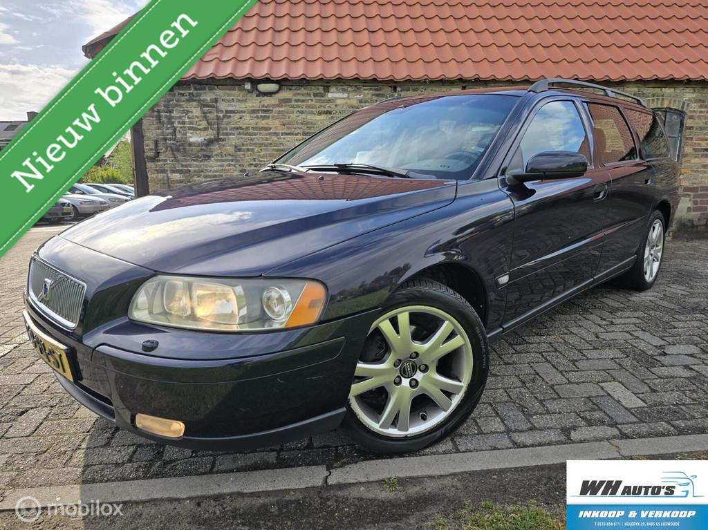 Volvo V70 2.4 Summum automaat!, Auto's, Blauw, 2435 cc, 170 pk, Euro 4