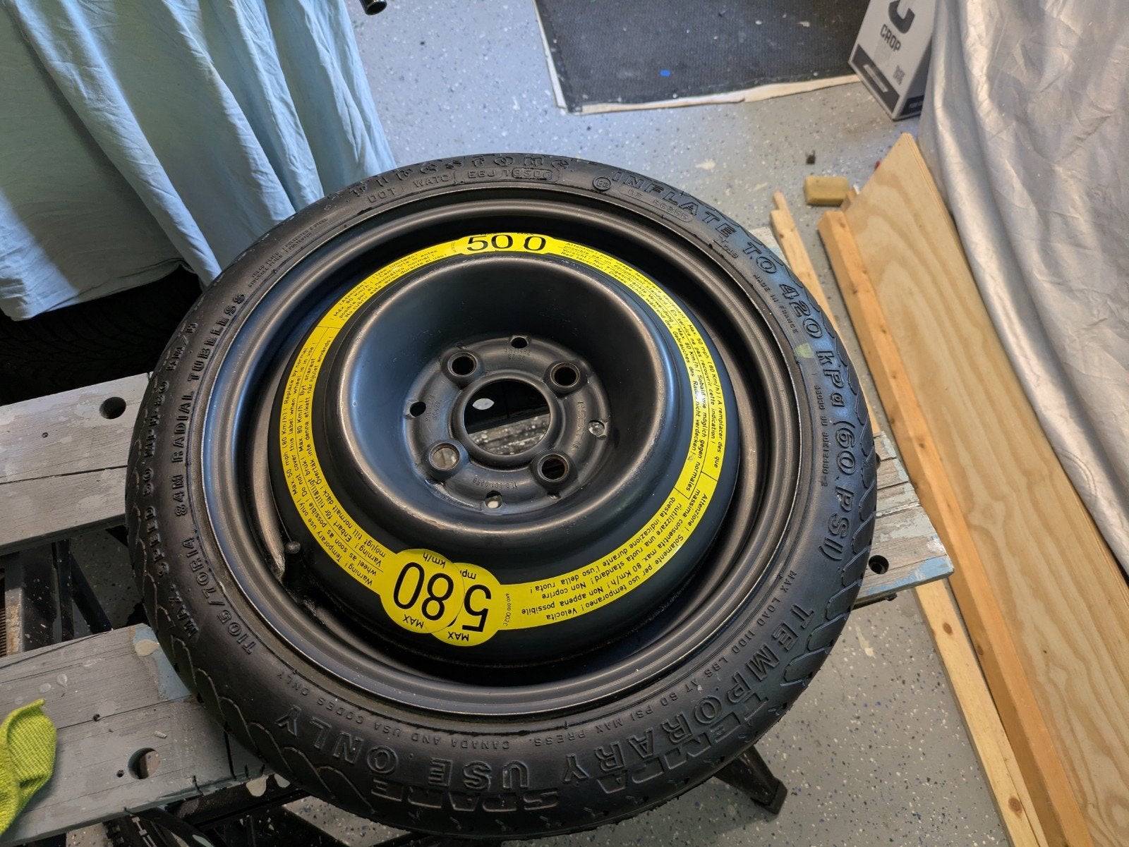Thuiskomer 4x100 14 inch - Reservewiel, Auto-onderdelen, Ophalen, 14 inch, Banden en Velgen, Nieuw