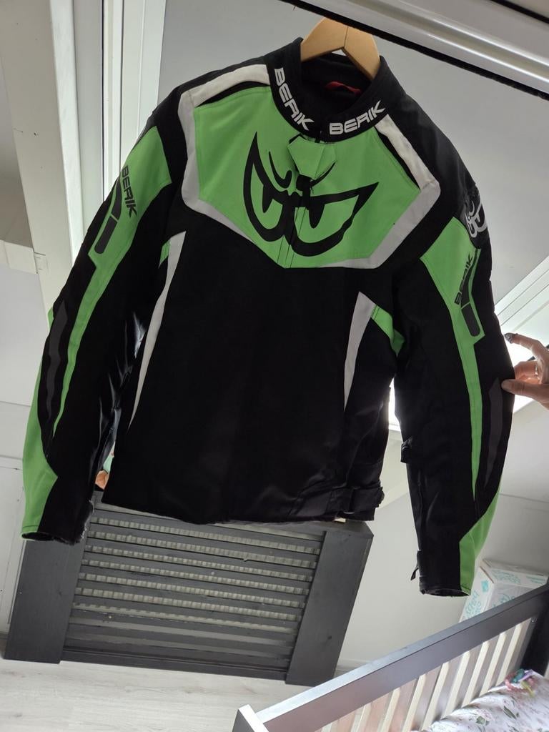 Berik Textiel Motorjas Maat 52 met Protectie, Motoren, Kleding | Motorkleding, Jas | textiel, Dames, Ophalen of Verzenden, Berik