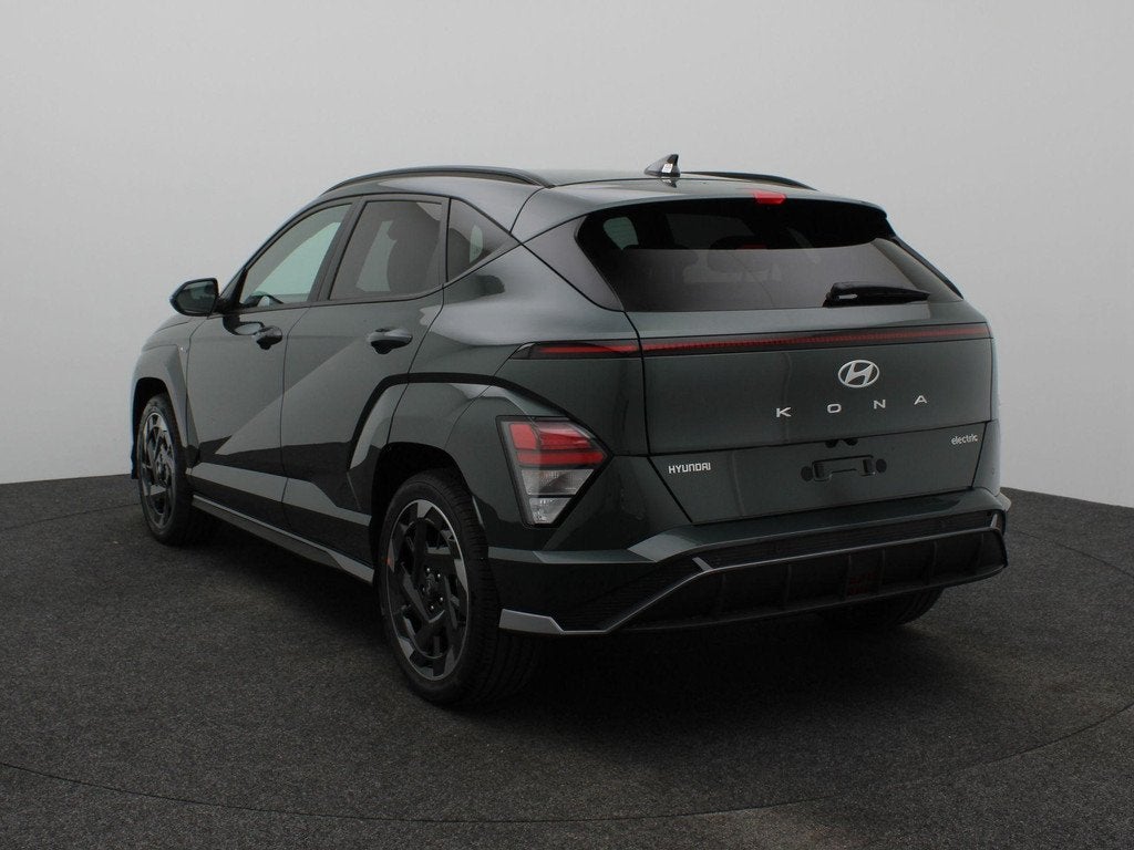 Hyundai Kona Electric N Line Business 64.8 kWh | Warmtepomp, Stof, Zwart, Met garantie (alle), Nieuw