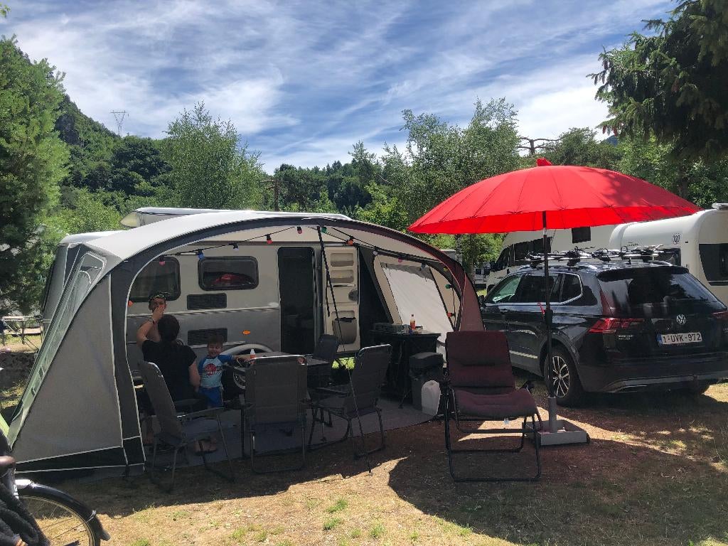 Caravan Eriba touring 530 - voortent Unico Bologna, Caravans en Kamperen, Voortenten en Luifels, Ophalen, Gebruikt