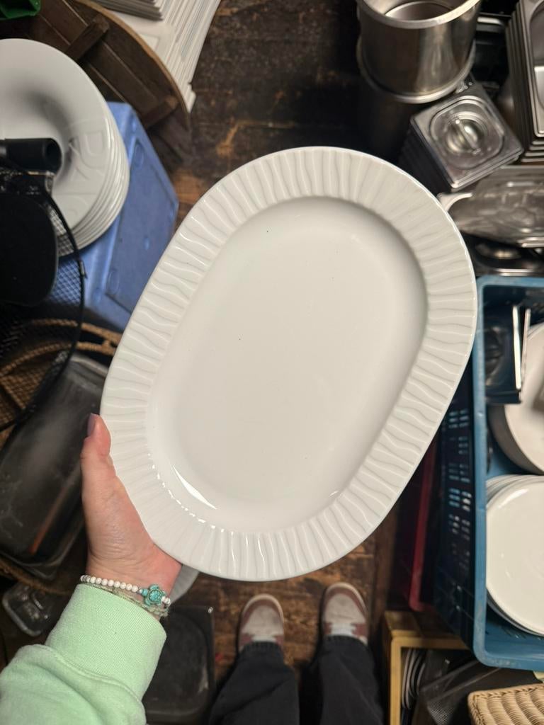 Partij diner / lunch borden, Huis en Inrichting, Keuken | Servies, Zo goed als nieuw, Bord(en), Overige stijlen, Porselein, Ophalen