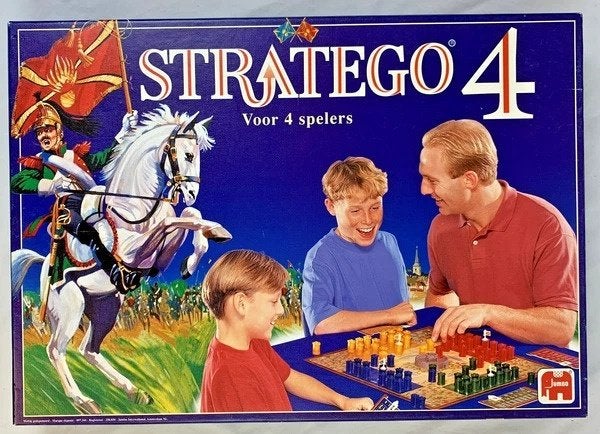 Jumbo Stratego 4 Bordspel 3-4 Spelers 1996 compleet vintage, Hobby en Vrije tijd, Coolsingel 104, 3011 AG Rotterdam, Netherlands