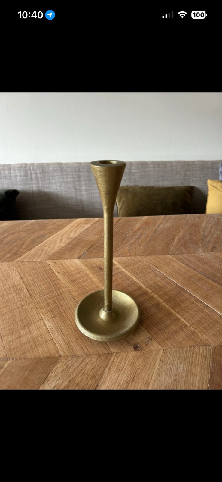 11 kandelaars - massief goud messing, Huis en Inrichting, Woonaccessoires | Kandelaars en Kaarsen, Overige merken, Ophalen of Verzenden