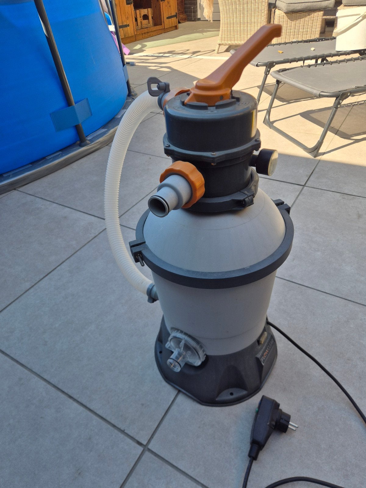 Bestway Flowclear zandfilterpomp voor zwembad, Ophalen, Gebruikt, Zwembadpomp