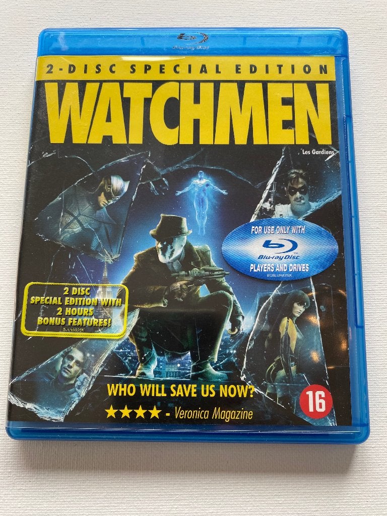 Watchmen (BLURAY), Cd's en Dvd's, Vanaf 16 jaar, Nederlands, Film, Science Fiction en Fantasy