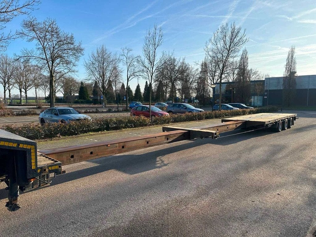 1997 Menke Janzen-Werlte dubbel uitschuifbare semi, Overige brandstoffen, Bedrijf, Aanhangers en Opleggers, Te koop