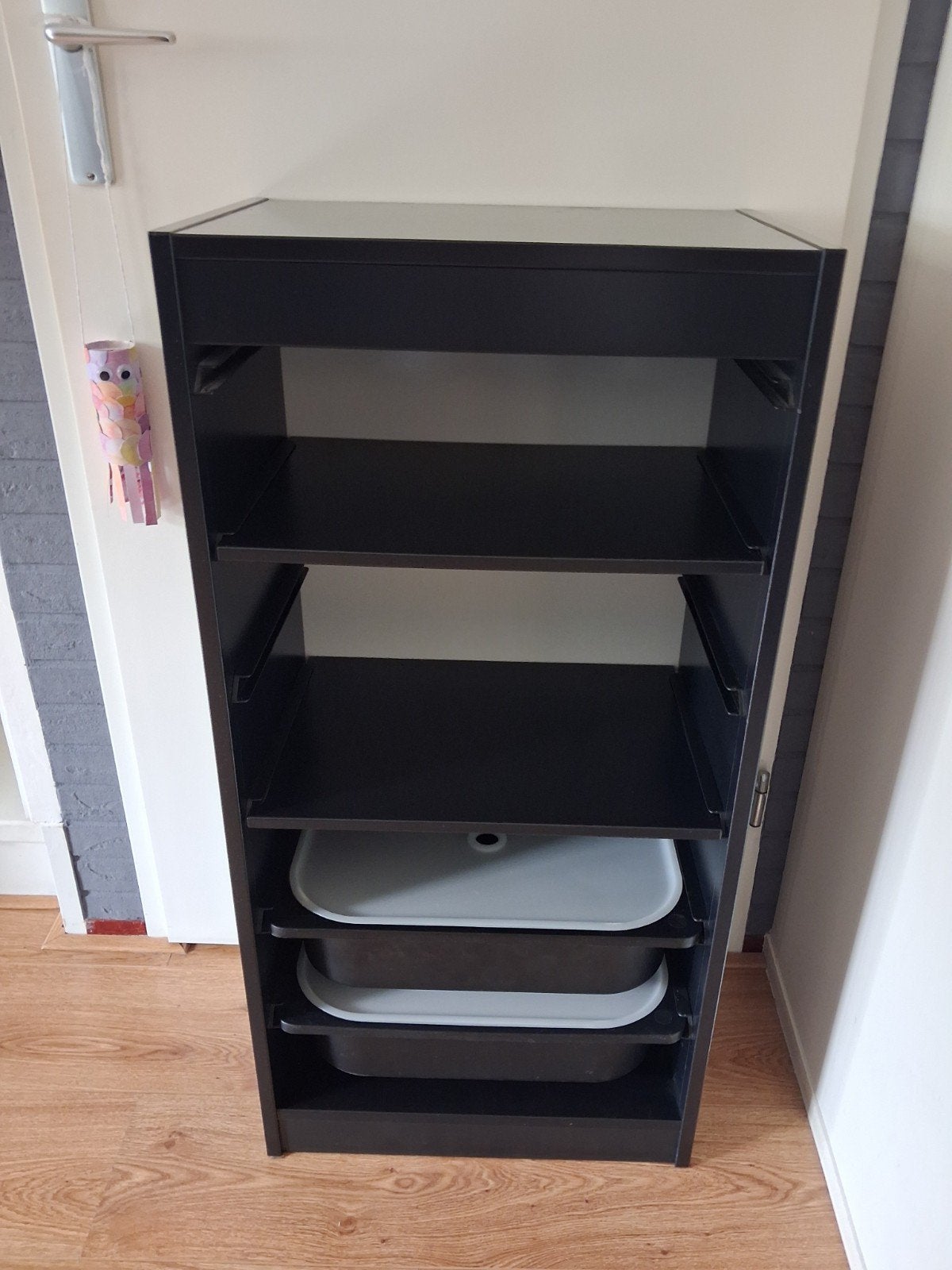 Zwarte ikea trofast kast, Huis en Inrichting, Kasten | Overige, Ophalen, Zo goed als nieuw