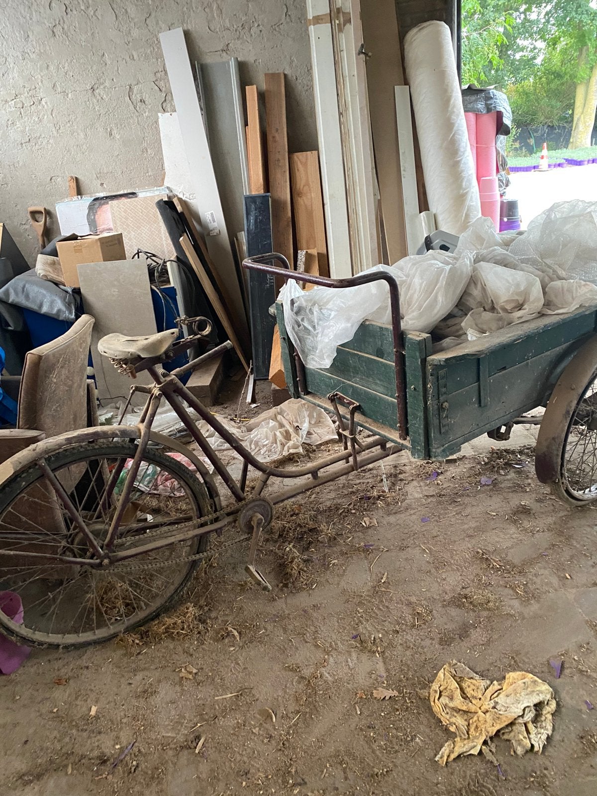 Retro bakfiets opknapper€50, Fietsen en Brommers, Ophalen, Zo goed als nieuw, 1 kind