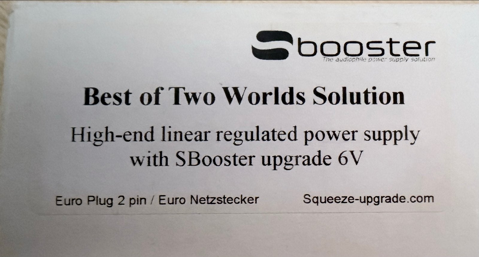SBooster BOTW 6V met SBooster upgrade 6V - Nieuw, Ophalen of Verzenden, Nieuw
