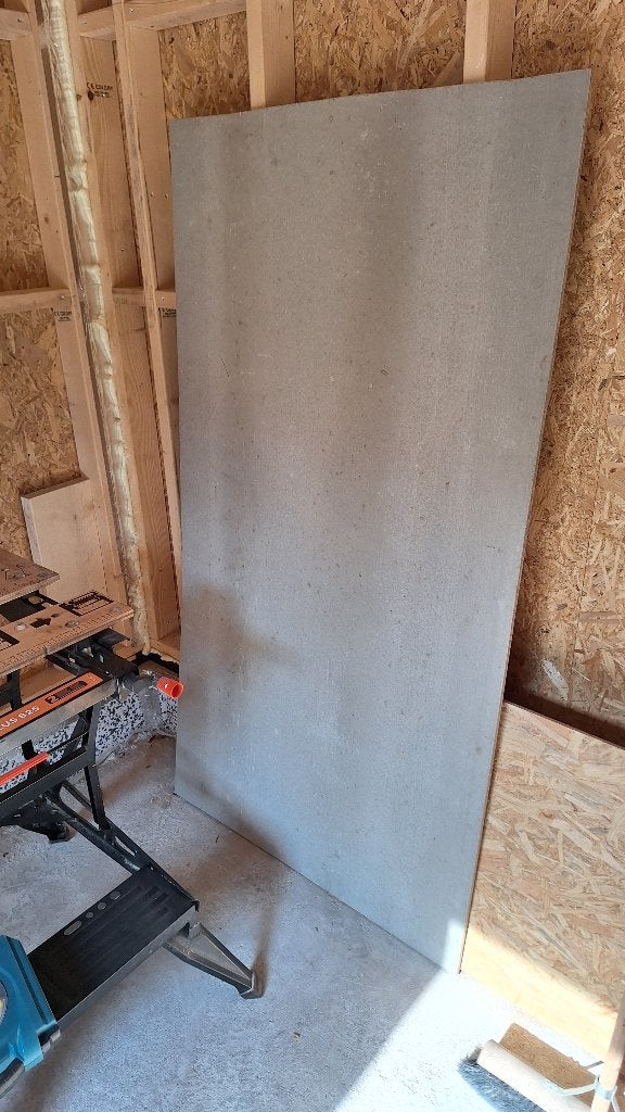 Cementgebonden houtvezelplaat 159x85 12mm dik, Doe-het-zelf en Verbouw, Platen en Panelen, Ophalen, Nieuw, Overige materialen