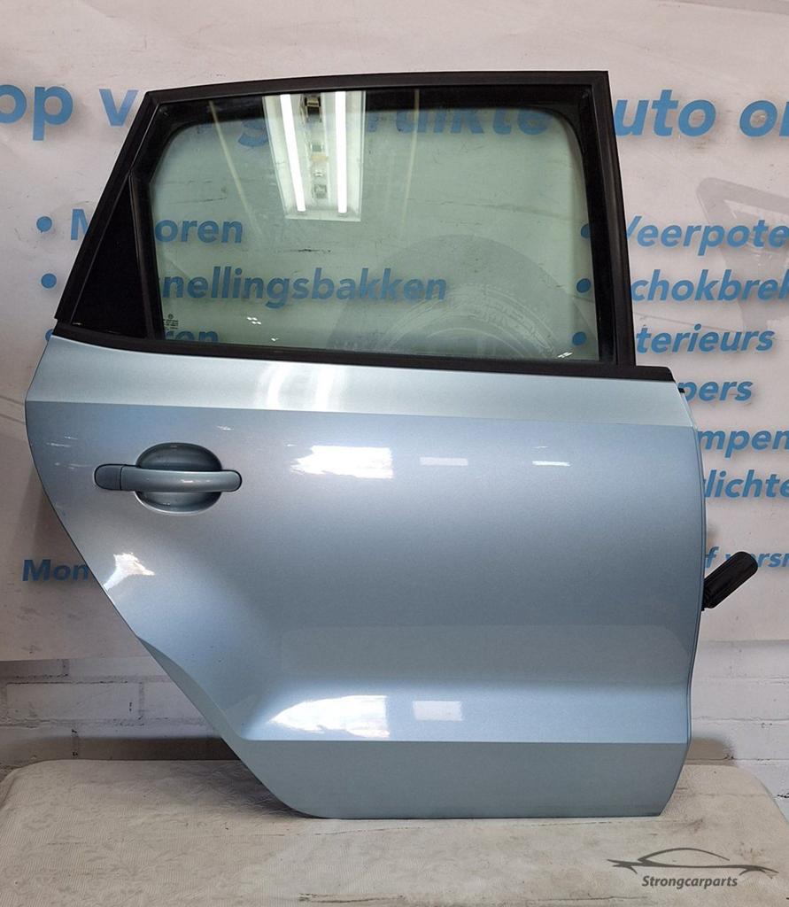 Deur Portier VW Polo 6R 6C rechts achter compleet kleur LD5M, Gebruikt, -, -, Ophalen of Verzenden