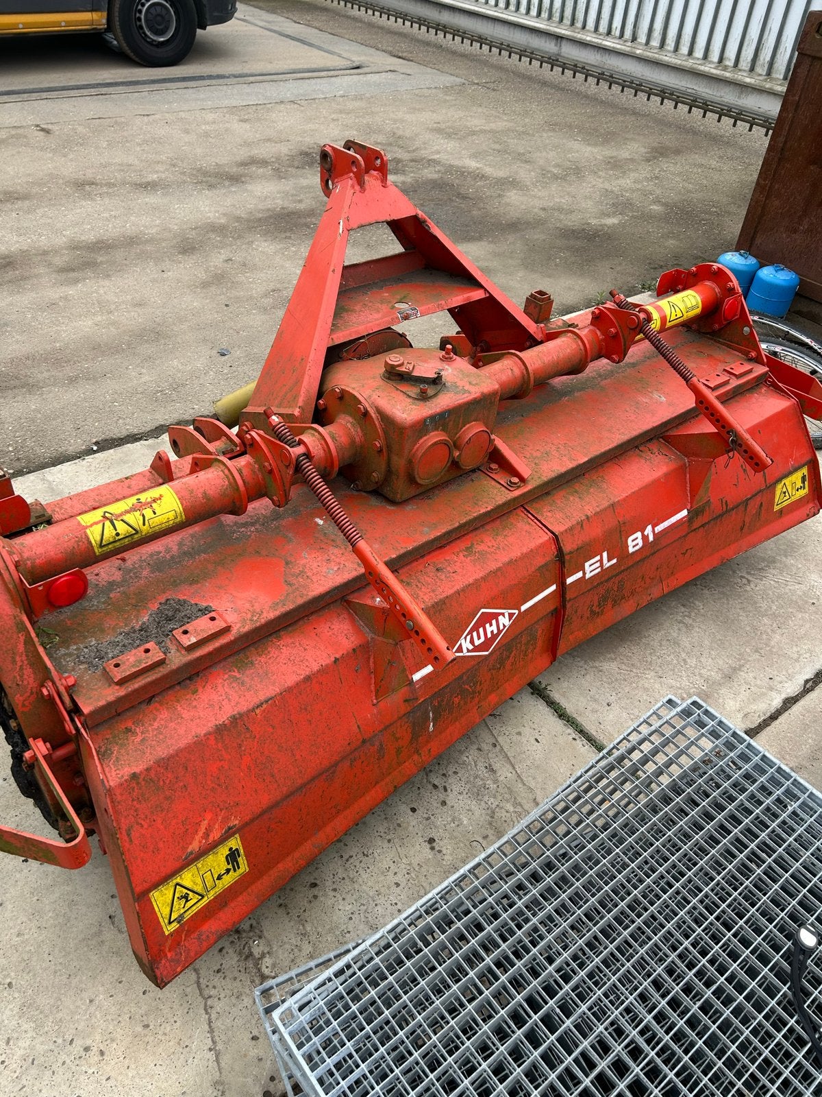 Kuhn EL 81 freesbak - Grondbewerking, Ophalen, Akkerbouw, Grondbewerking