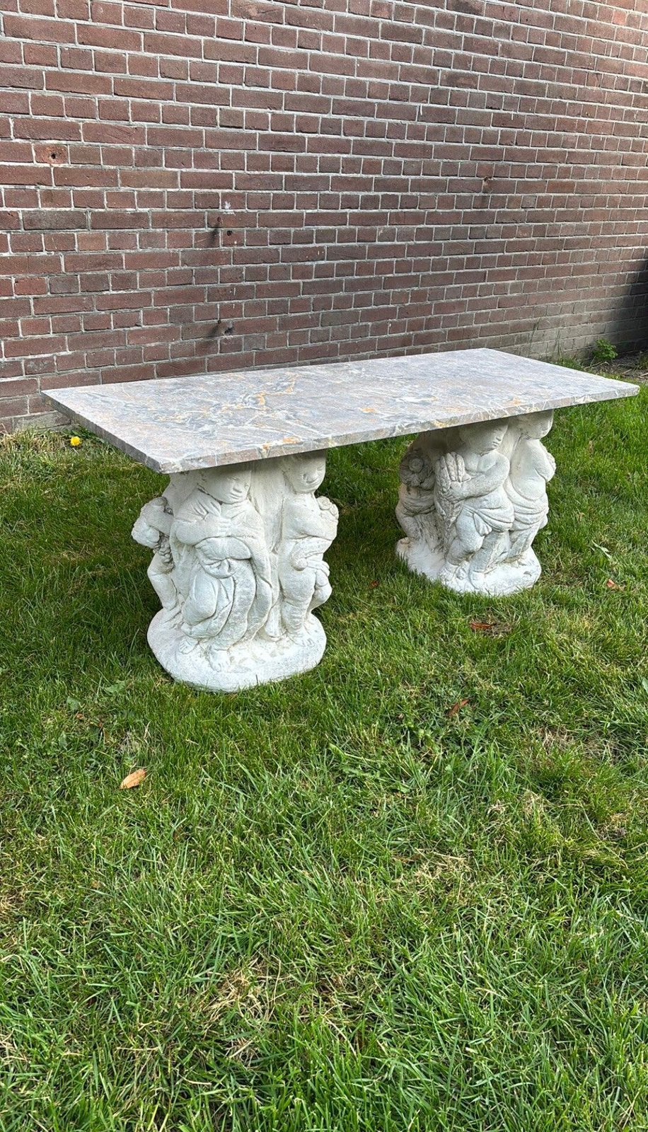 Tuintafel, Tuin en Terras, Ophalen, Gebruikt, Rechthoekig