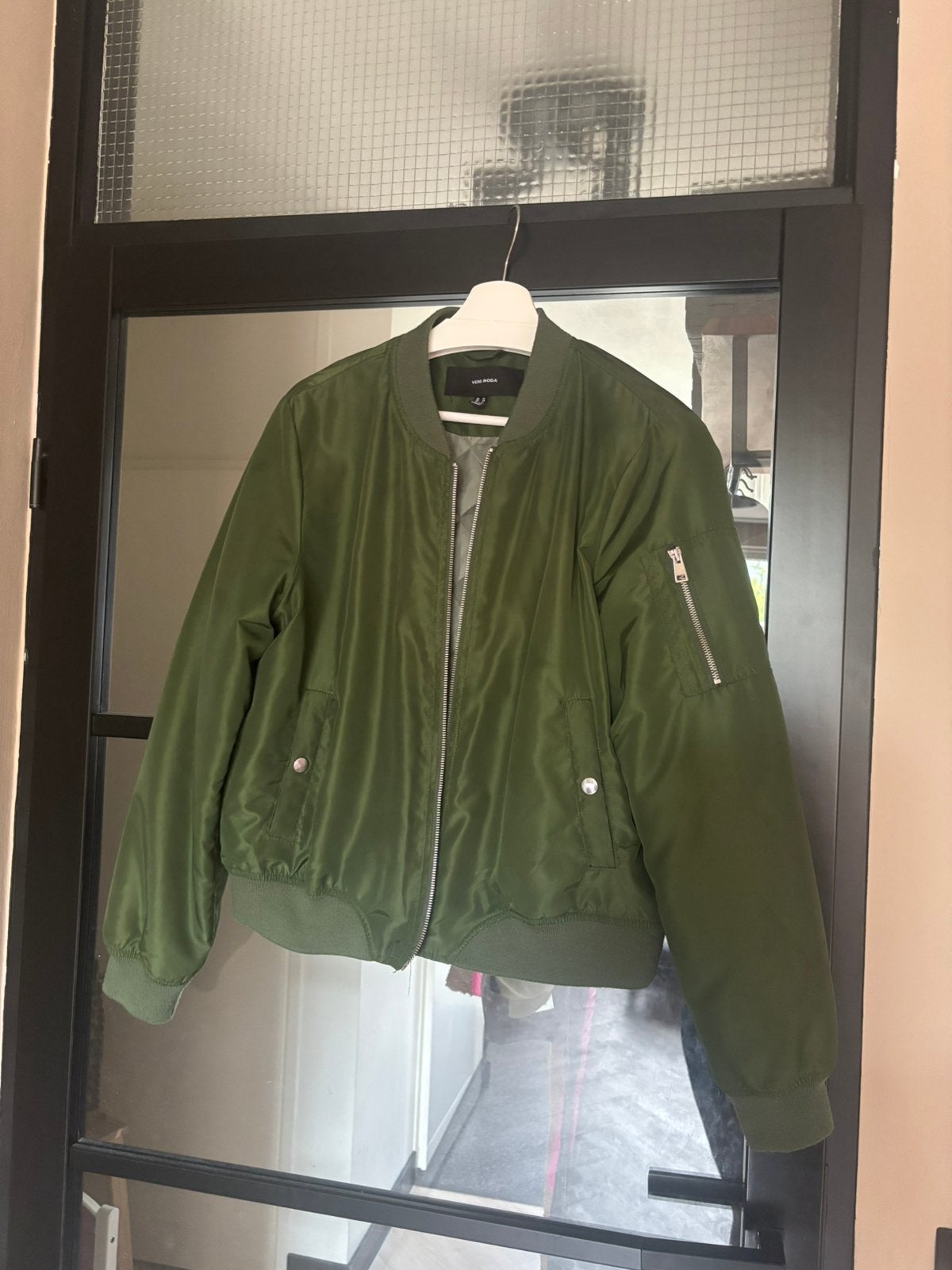 Bomberjack groen / legergroen Vero Moda maat XL, Ophalen of Verzenden, Zo goed als nieuw, Maat 46/48 (XL) of groter, Groen