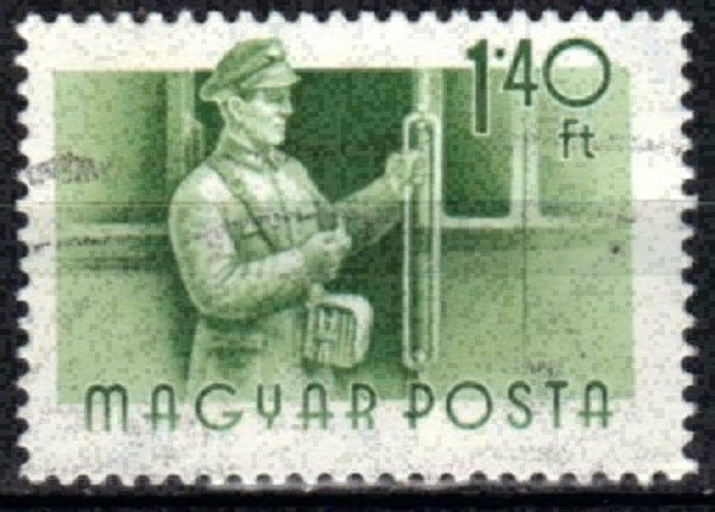 Hongarije 1955 - Yvert 1170 - Courante Reeks - Beroepen (ST), Verzenden, Gestempeld