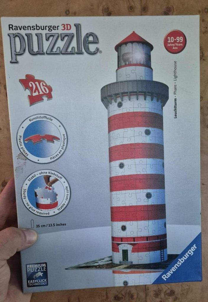 3D puzzle vuurtoren, Ophalen of Verzenden, Minder dan 500 stukjes, Gebruikt, Rubik's of 3D-puzzel