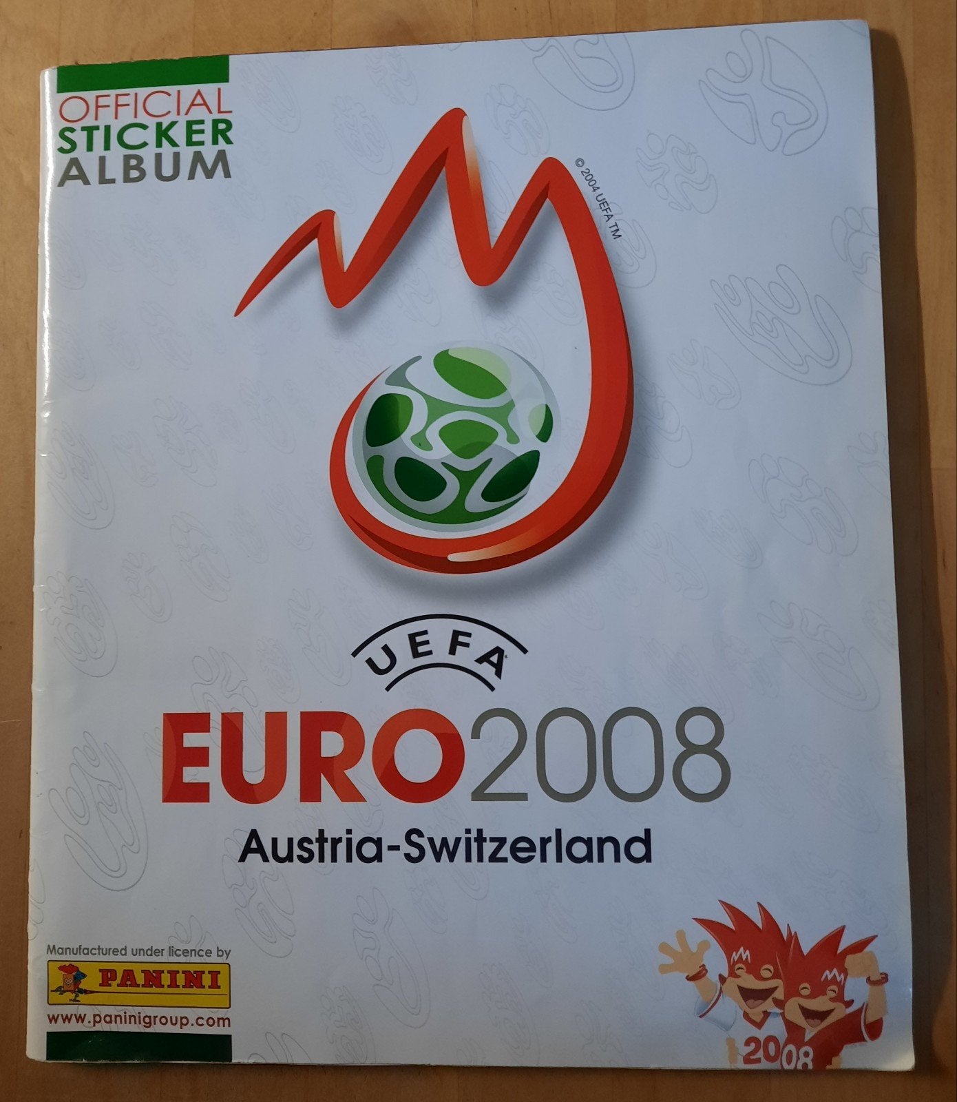 UEFA EURO 2008 - AUSTRIA-SWITZERLAND -  PANINI ALBUM, Ophalen of Verzenden, Gebruikt, Buitenlandse clubs, Poster, Plaatje of Sticker