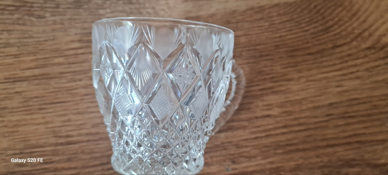 Echt Boheems kristal, Ophalen of Verzenden, Zo goed als nieuw, Kristal, Kop en/of schotel