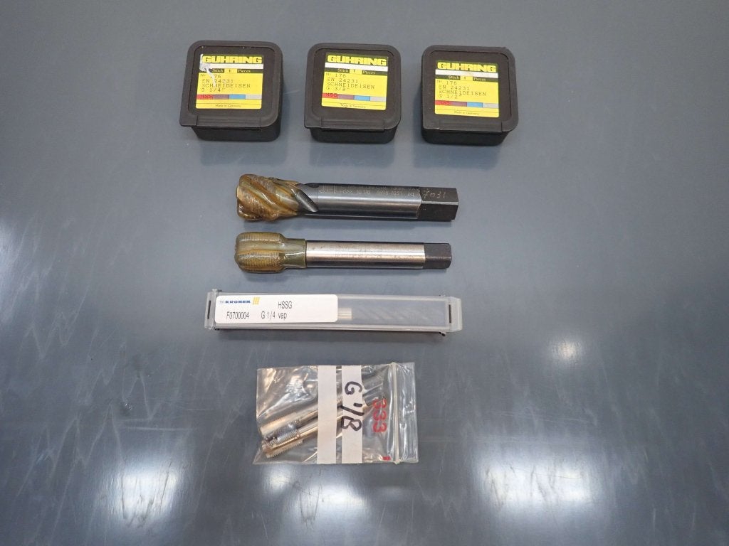 Engelse tappen en snijplaten 1/8 , 1/4 , 3/4 , 7/8 inch tap, Doe-het-zelf en Verbouw, Niet ingevuld, Niet ingevuld, Nieuw, Ophalen of Verzenden