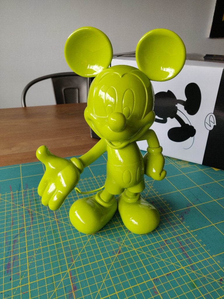 Mickey Welcome - Leblon Delienne, Antiek en Kunst, Ophalen of Verzenden, 30 cm, Groen